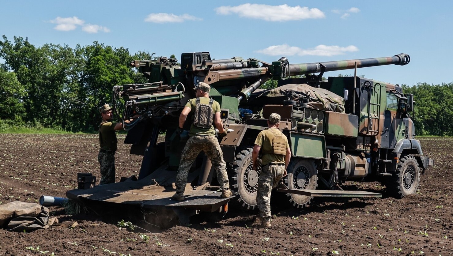 САУ CAESAR українських військових. Літо 2022. Україна. Фото: Радіо Свобода