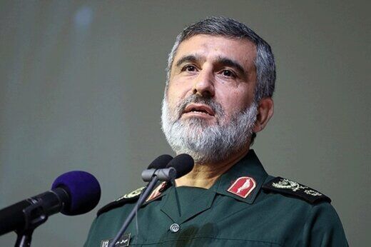 Командувач повітряно-космічних сил Корпусу вартових ісламської революції Амір-Алі Хаджізаде Фото: IRNA