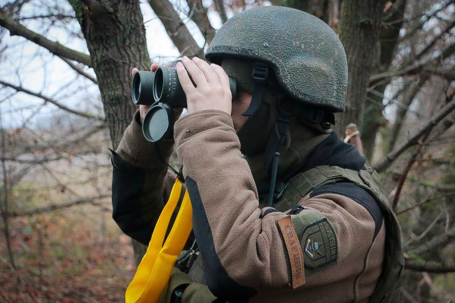 Військові НГУ на бовому чергуванні, листопад 2022 Харківщина, Фото: НГУ