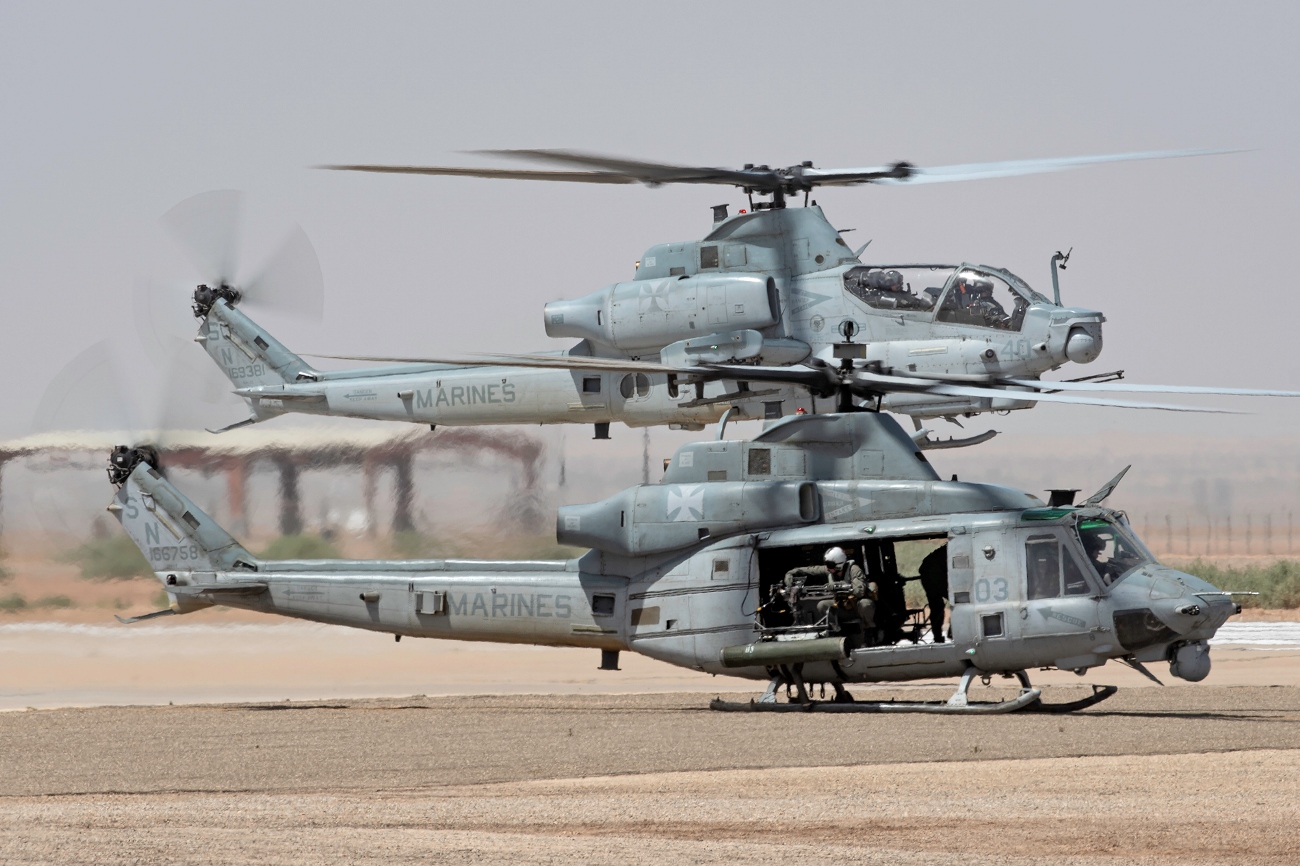 Вертольоти UH-1Y та AH-1Z Vipers Корпусу морської піхоти США. 2022 рік. Фото: Duncan Monk