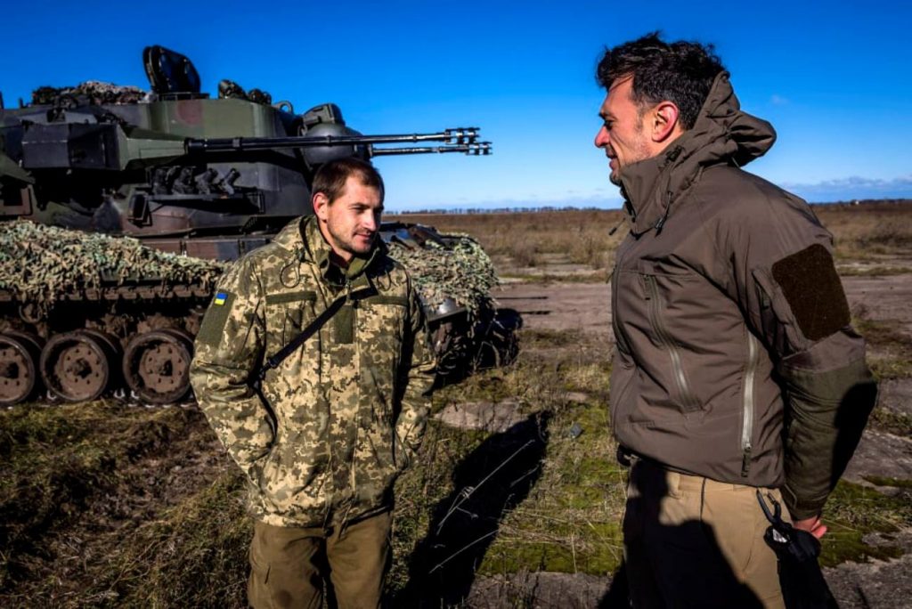 Зенітна самохідна установка «Gepard» український військових. Жовтень 2022. Україна. Фото: Bild