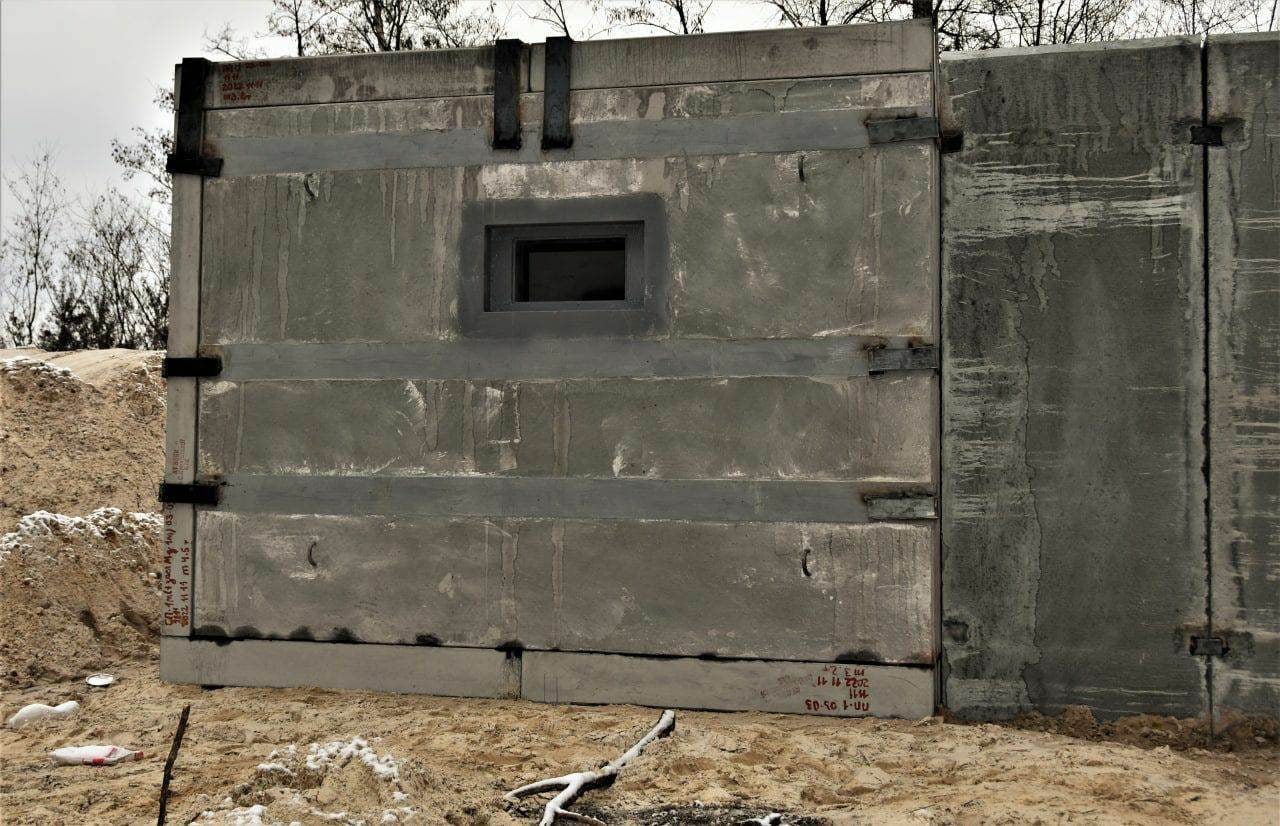 Укриття виготовлені з армованого бетону, Київська область, листопад 2022 Фото: Сухопутні війська