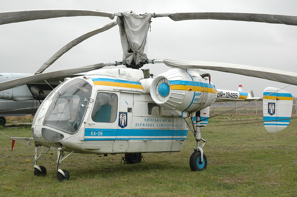 Вертоліт Ка-26 на Київщині. 2009 рік. Фото з відкритих джерел