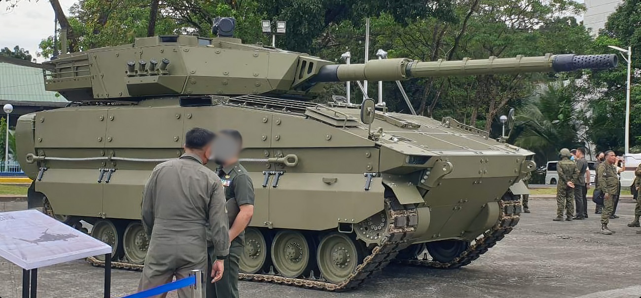 Перший легкий танк Sabrah на базі платформи ASCOD-2 філіппінської армії. Грудень 2022. Філіппіни. Фото: Armor Pambato Division