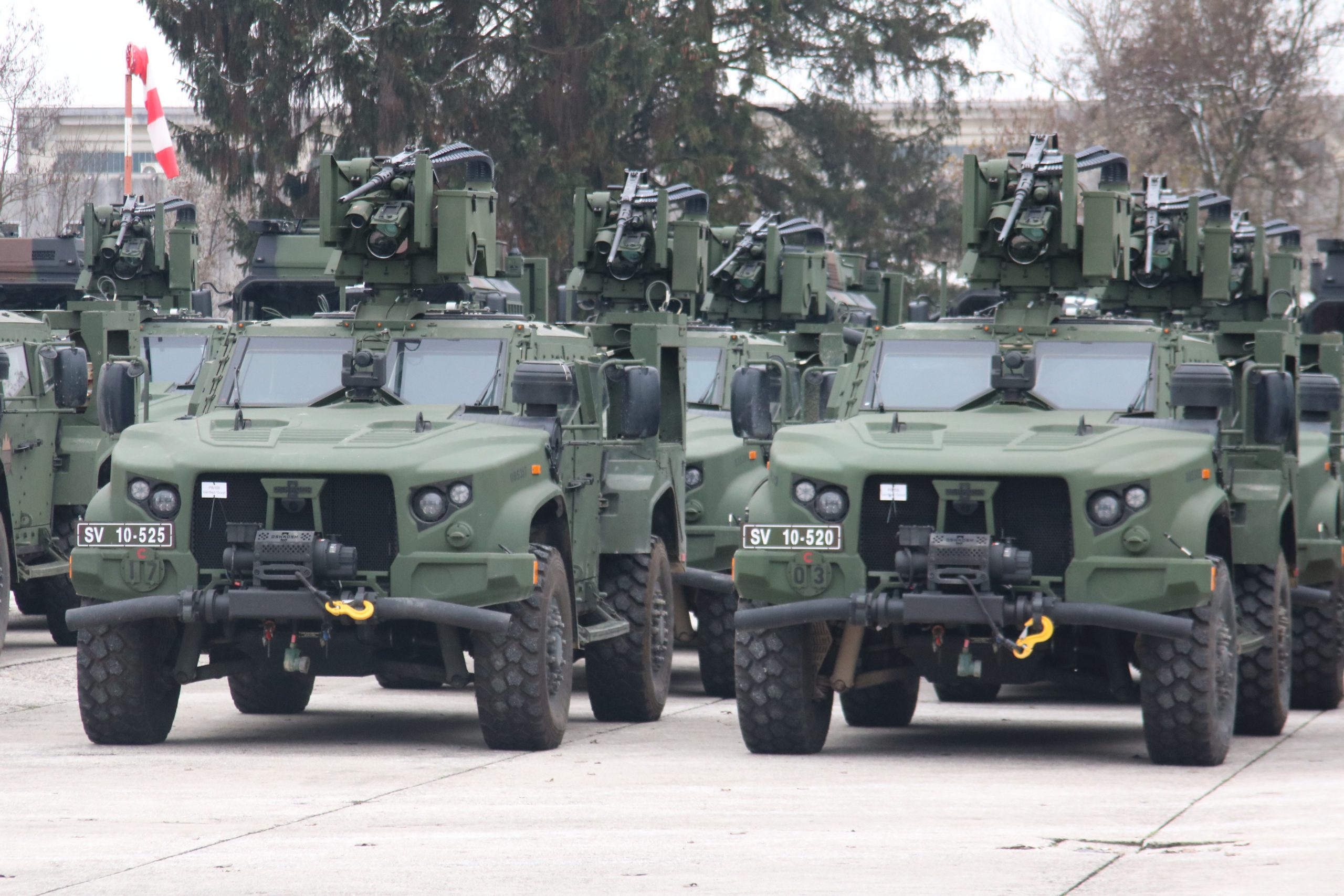 JLTV армії Словенії з бойовими модулями CROWS, грудень 2022 Фото: Міноборони Словенії