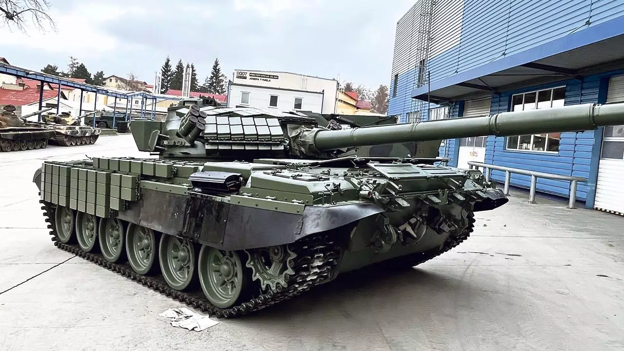 Modernizált T-72 harckocsi Fotó: novinky.cz