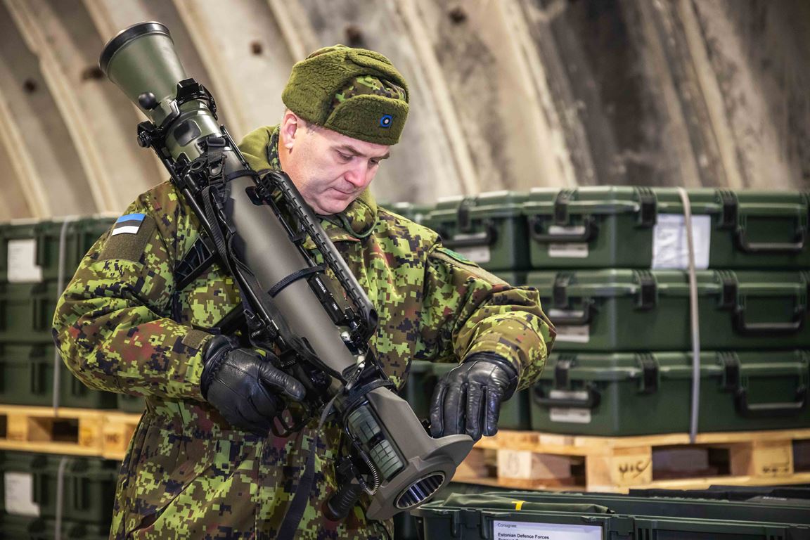Гранатомет Carl-Gustaf M4 Сил оборони Естонії. Січень 2023. Естонія. Фото: kaitseinvesteeringud