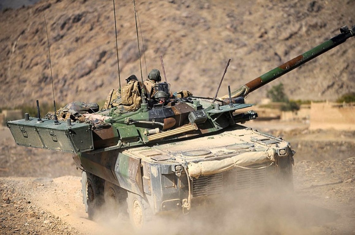 Бронемашина AMX10-RC французьких військових в Афганістані. 2011 рік. Фото: World Armies