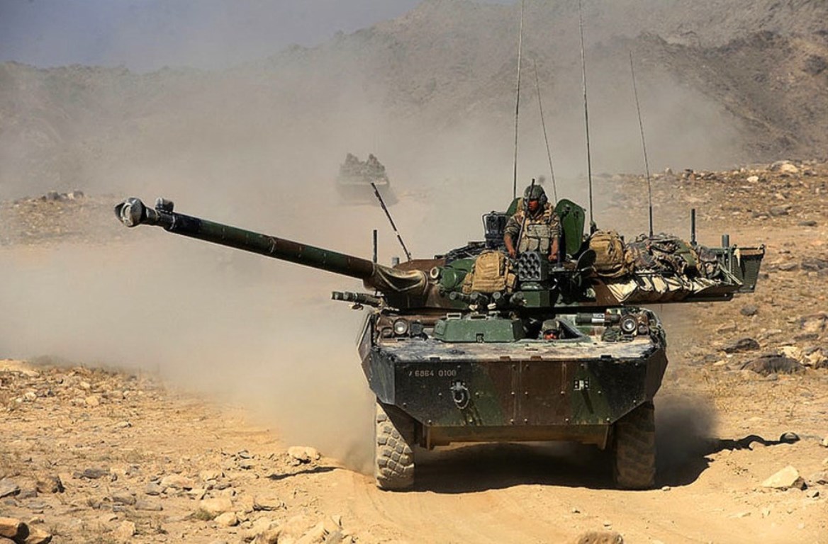 Бронемашина AMX10-RC французьких військових в Афганістані. 2011 рік. Фото: World Armies