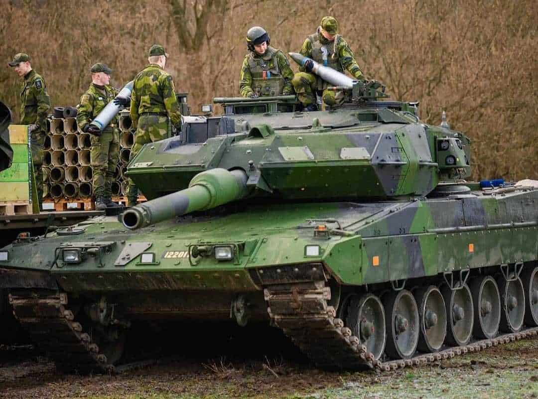 Танки Leopard 2 шведських збройних сил. Фото: Swedish Army Veteran