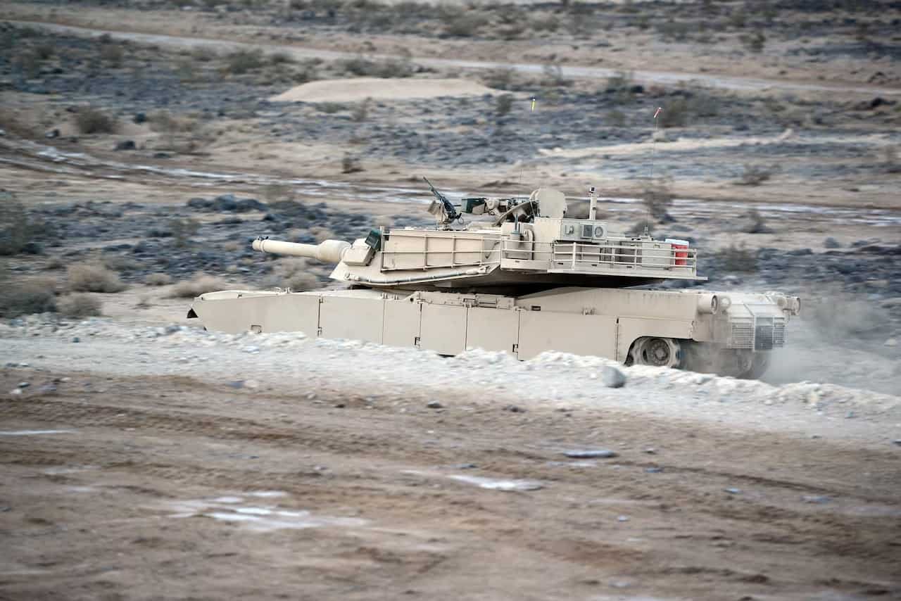 Танк M1A1 Abrams під час навчань у США 2015 року Фото: Міноборони США