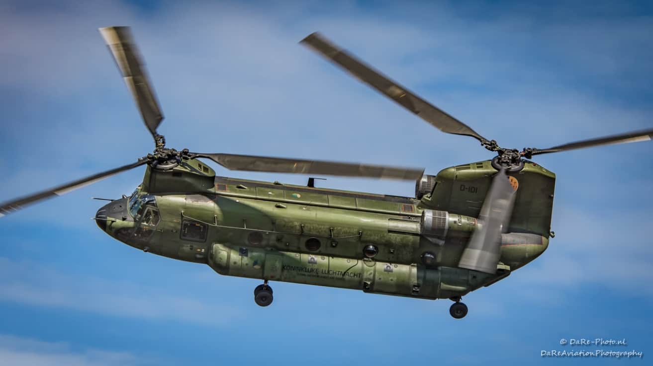 Вертоліт CH-47D Chinook Повітряних сил Нідерландів. Фото: dare-photo.nl