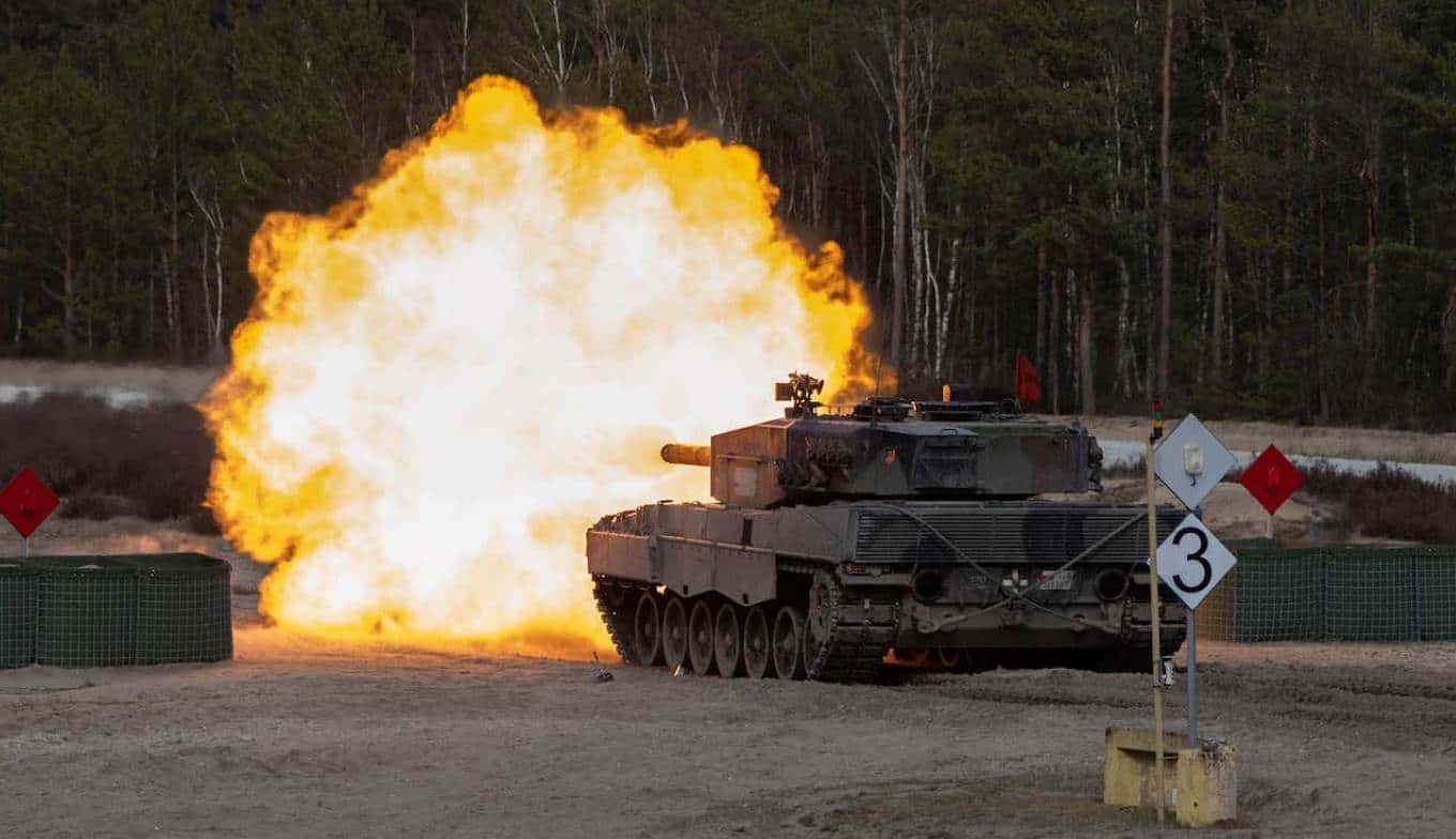 Танк Leopard 2 українських військових у Польщі. Квітень 2023. Фото: Міноборони Норвегії