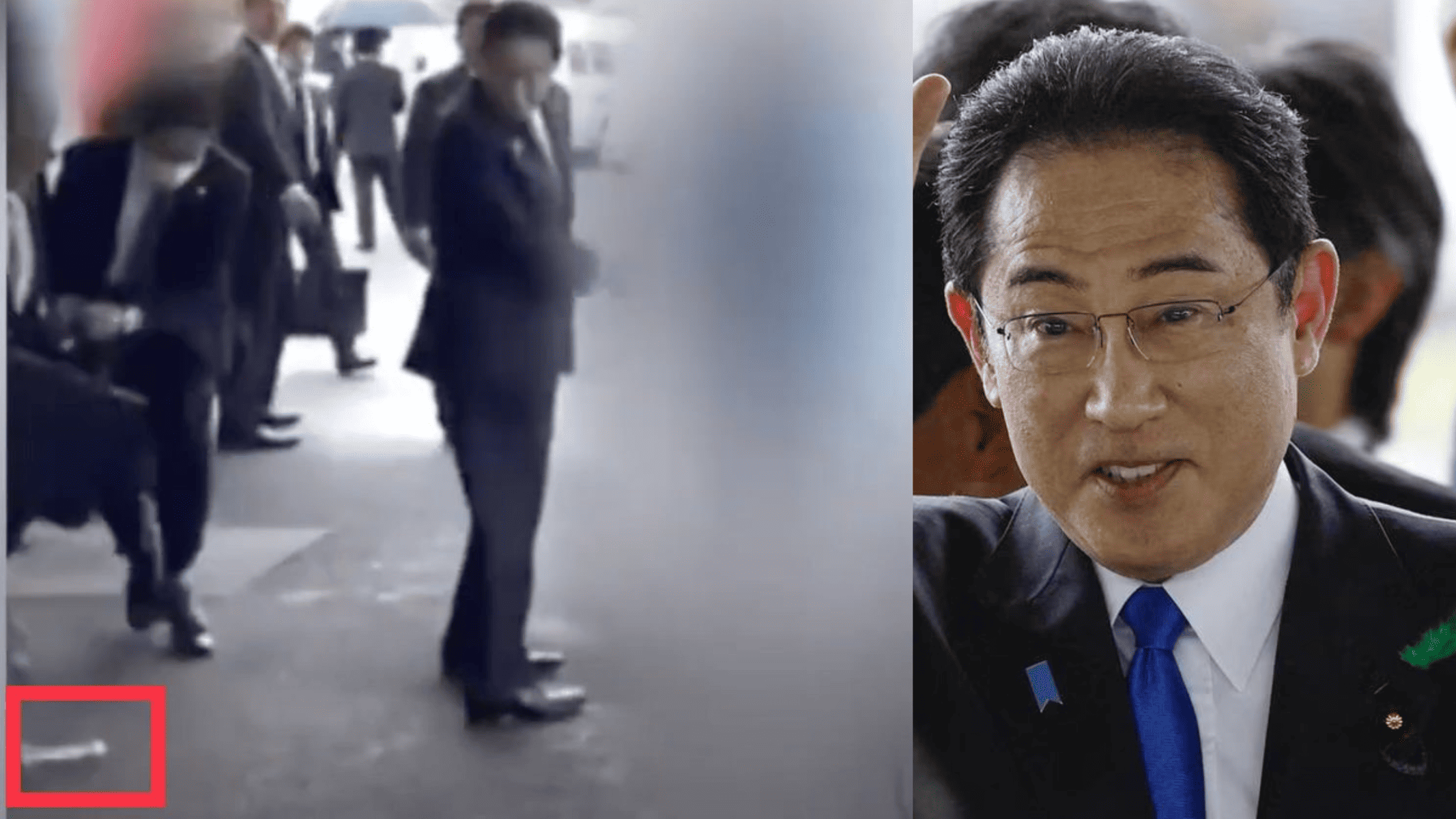 The bodyguard of the Prime Minister of Japan repelled an explosive dev