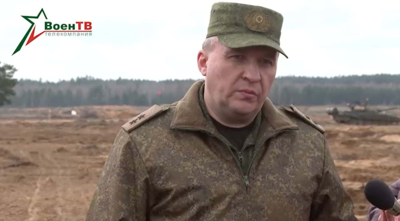 Віктор Хренін, Міністр оборони Білорусі Кадр з відео