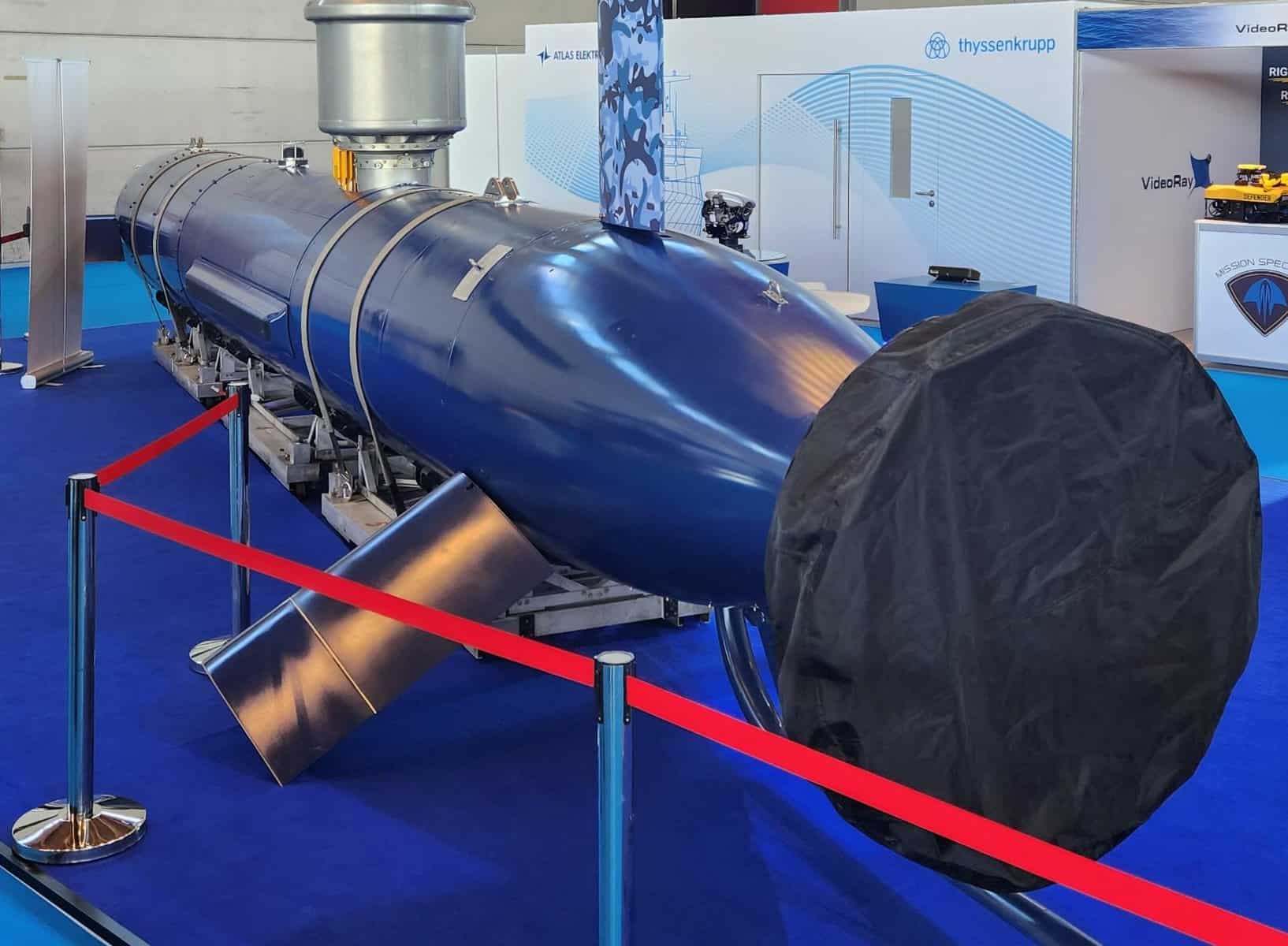 Безпілотний підводний човен BlueWhale від IAI. Травень 2023. Фото: esut.de
