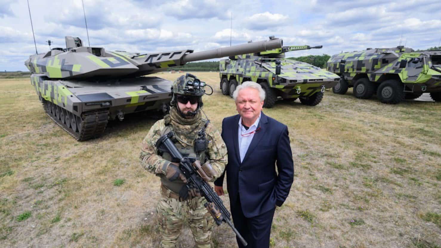 Президент Rheinmetall Армін Паппергер. Фото: Bild
