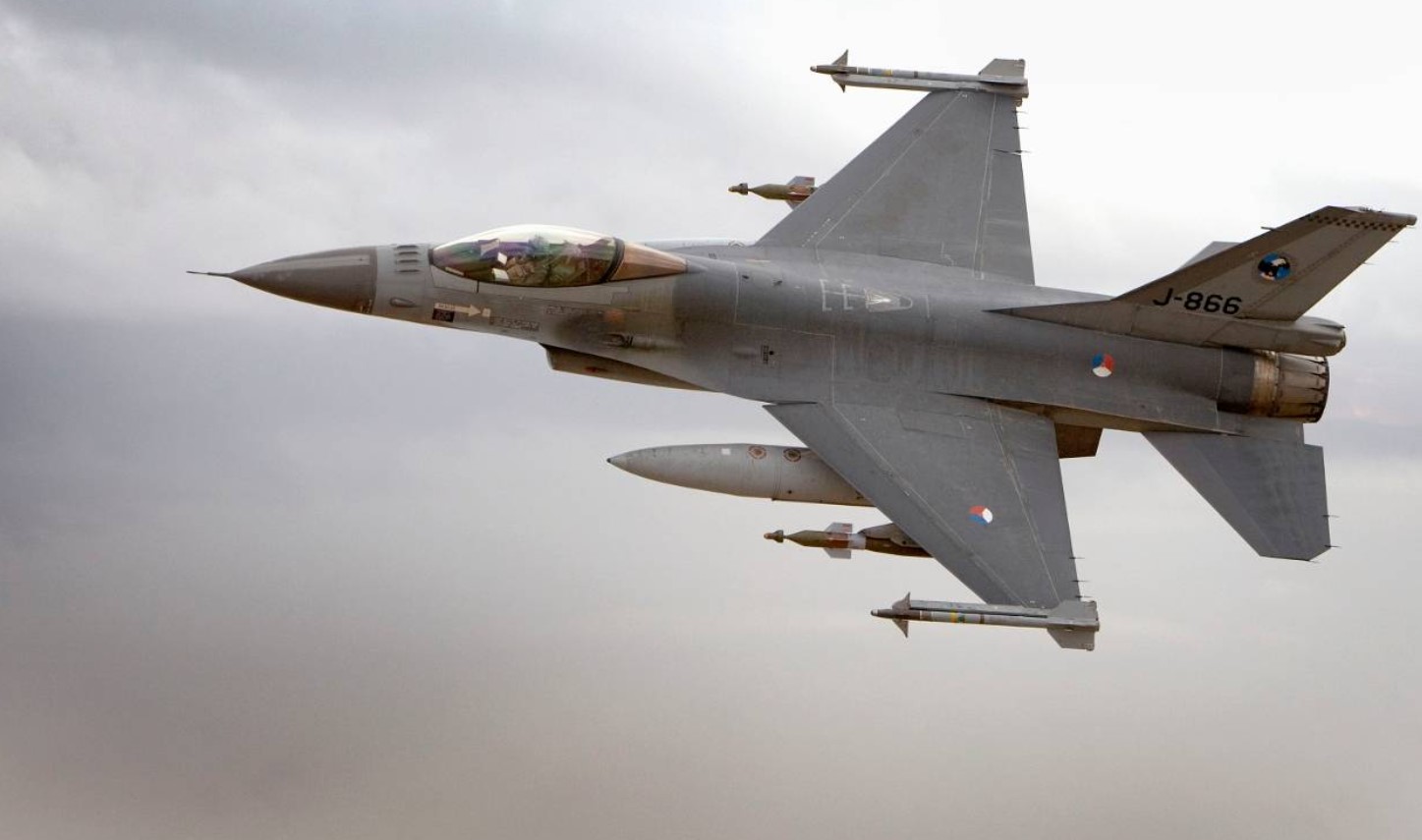 Винищувач F-16 нідерландських повітряних сил. Фото: Міноборони Нідерландів
