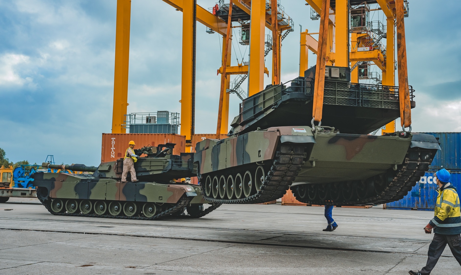 Танки M1А1 Abrams військових Польщі. Червень 2023. Польща. Фото: Міноборони Польщі