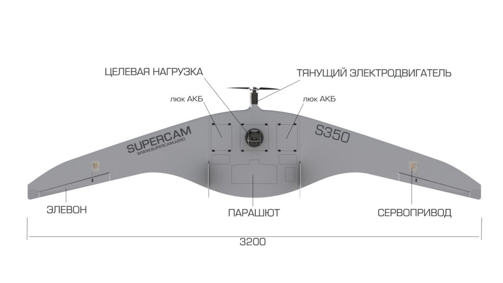 Російський безпілотник Supercam С350