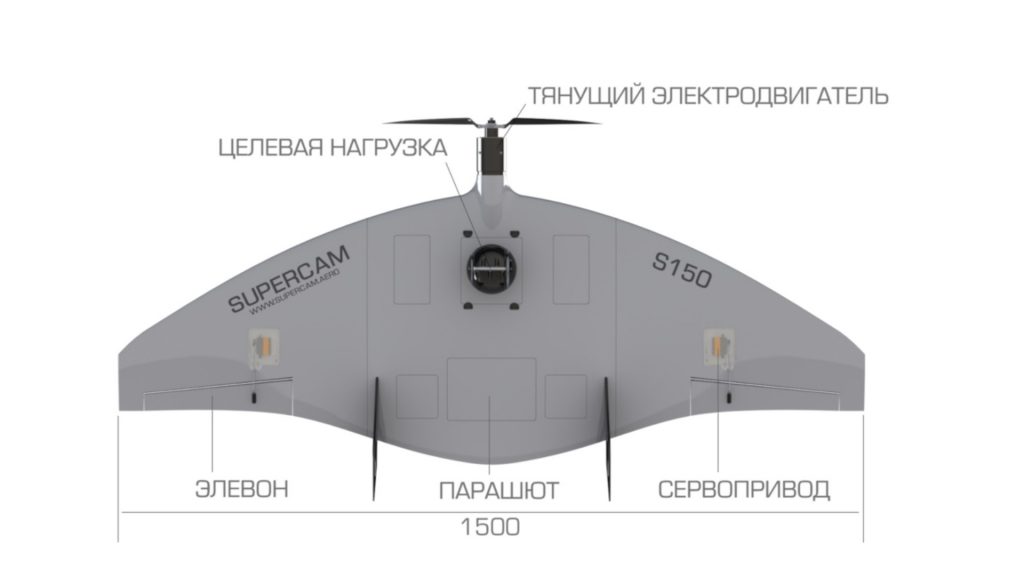Російський безпілотник Supercam С150