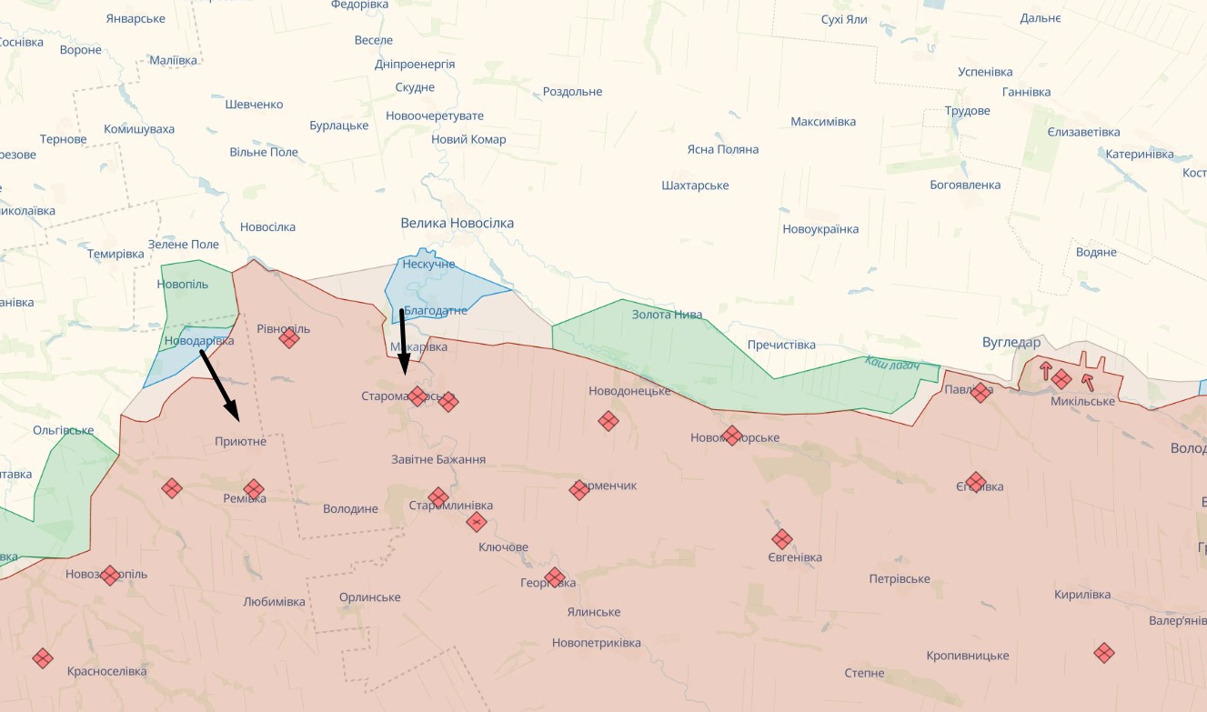 Ситуація на стику Донецької та Запорізької області