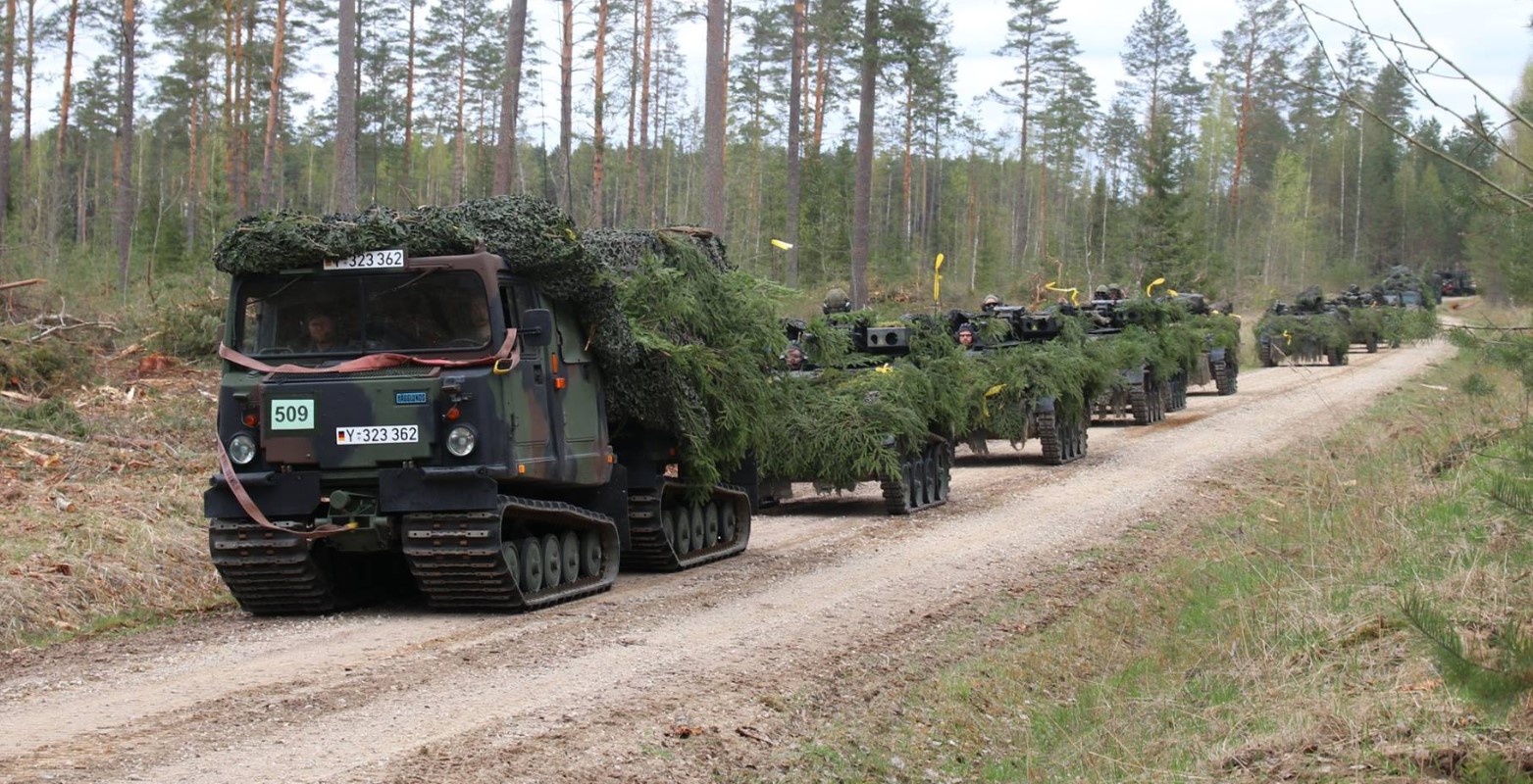Гусеничний всюдихід Bandvagn 206 німецьких військових під час навчань в Естонії. 2018 рік. Фото: Міноборони Німеччини