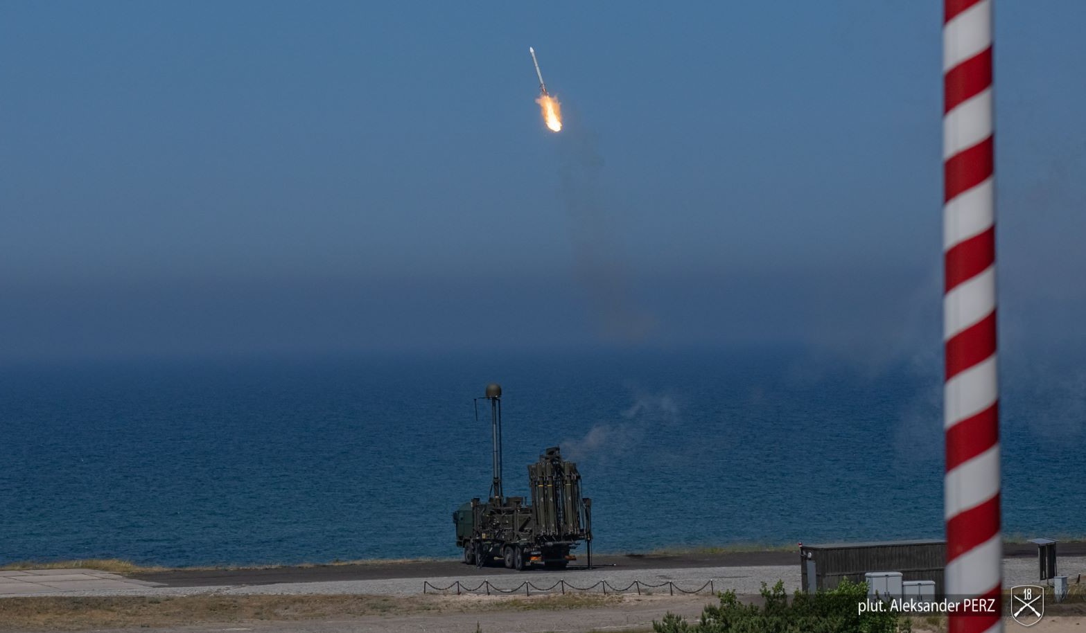 Пуск ракети CAMM з системи Mala Narew. Червень 2023. Польща. Фото: Армія Польщі