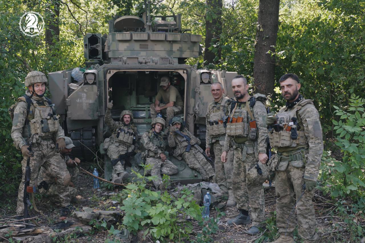 Bradley M2A2 ODS 47-ї бригади на Запоріжжі. Серпень 2023. Україна. Фот зі сторінки бригади