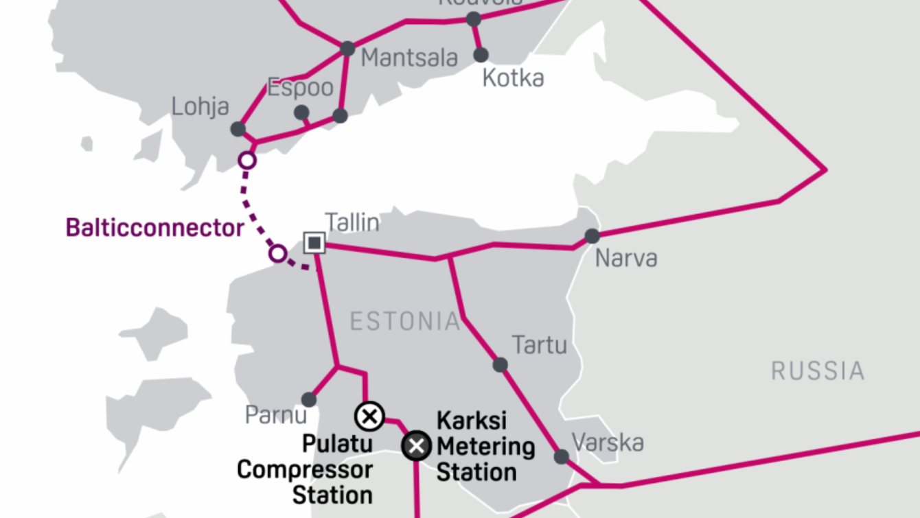 Balticconnector на мапі
