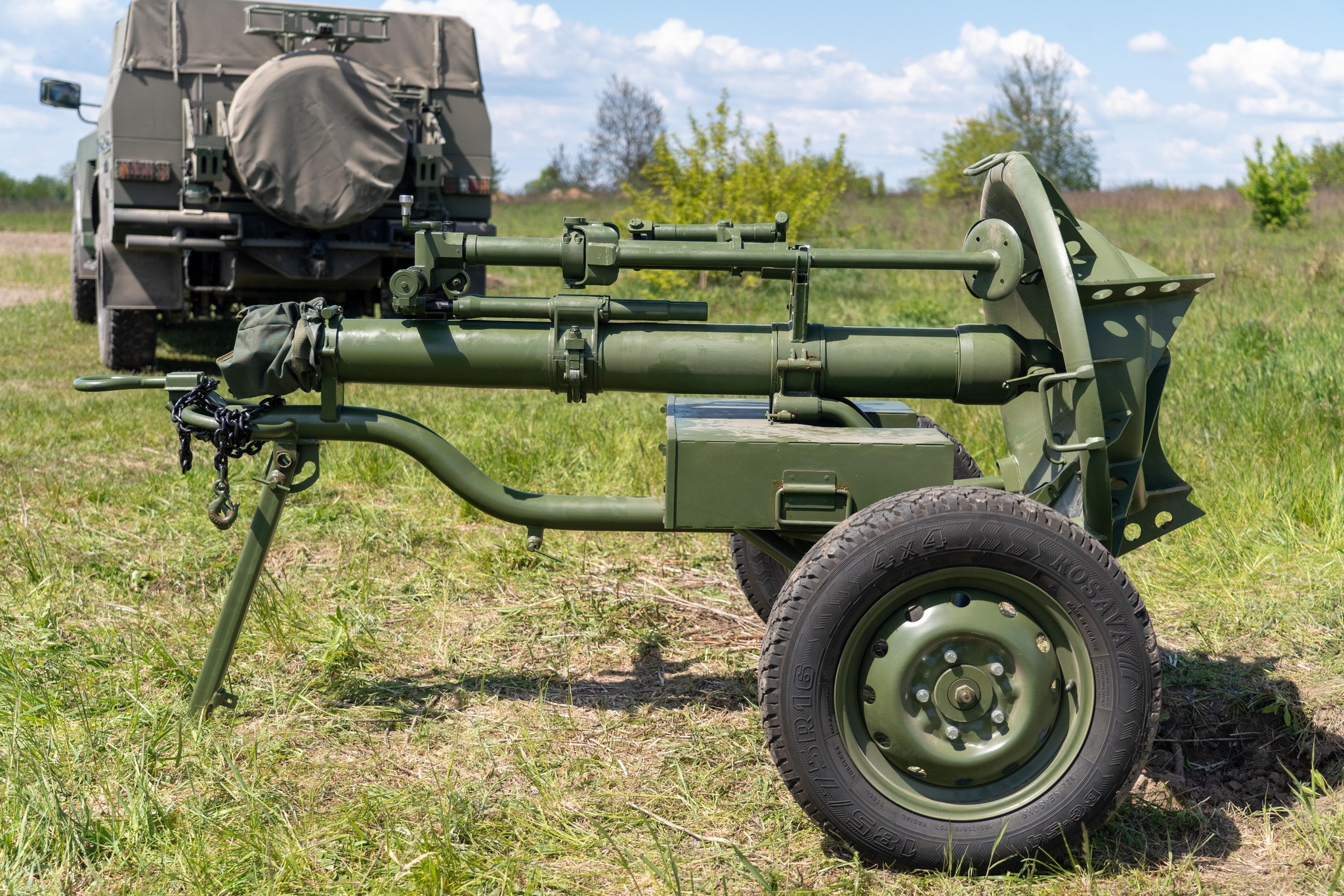 120-мм міномети від компанії «Українська бронетехніка». 2023 рік. Фото зі сторінки компанії