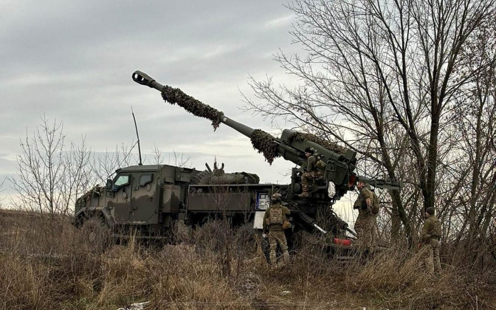 Українська САУ 2С22 “Богдана” з досилачем боєприпасів, листопад 2023 року. Фото: пресслужба 1 ОБрСпП.