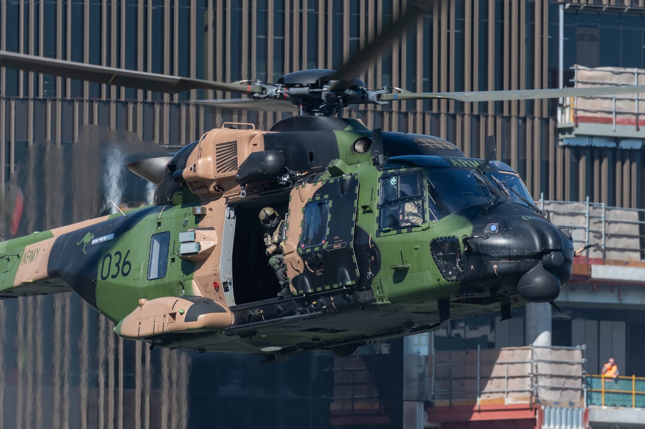 Гелікоптер MRH90 Taipan австралійських військових. 2021 рік. Фото: Richard E