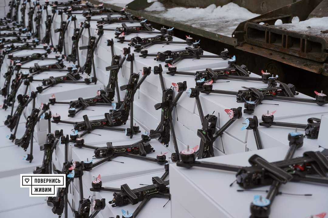 Azov Assault Brigade Receives 500 FPV Drones From The Come Back Alive ...