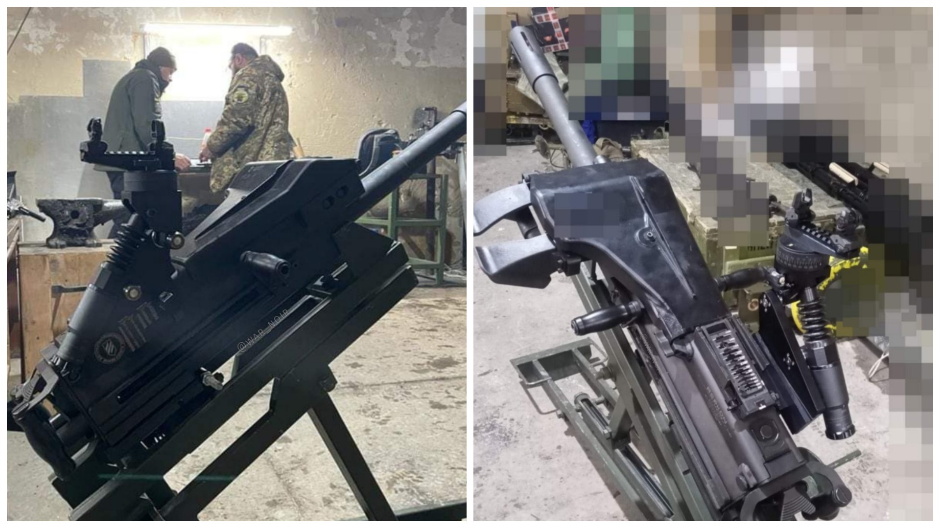 Автоматичний гранатомет RDS40-AGL українських військових. Фото: @war_noir