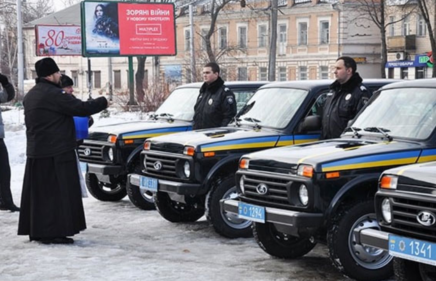 Позашляховики Lada «Нива» української поліції в Полтавській області у 2016 році