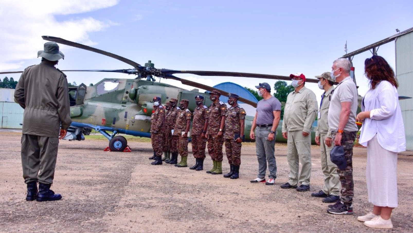 Гелікоптер Ми-28НЭ Повітряних сил Уганди. 2022 рік. Уганда. Фото: STAMZNOW