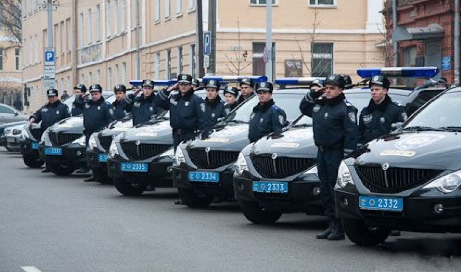 Позашляховики SsangYong української міліції у 2011 році