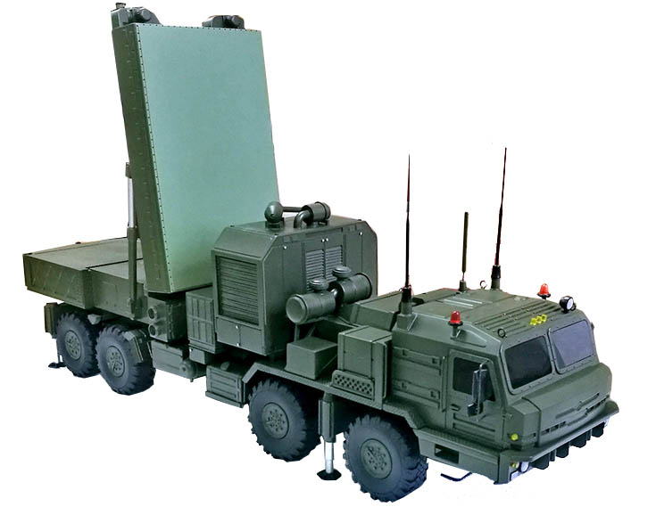 Комплекс радіолокації розвідки вогневих позицій артилерії «Ястреб-АВ» на колісному шасі БАЗ-6910-025 (8х8)