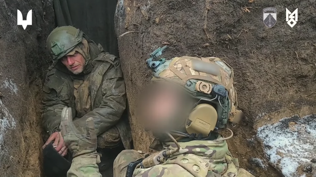Російський "десантник" взятий у полон українськими бійцями ССО в ході операції "Говерла", лютий 2024. Фото: пресслужба ССО.
