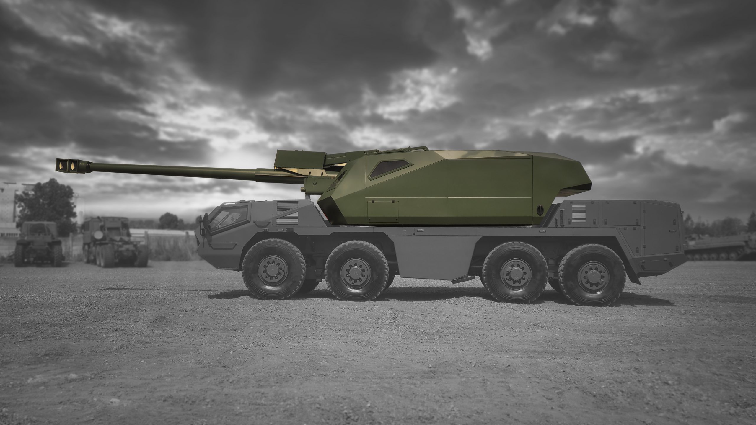 Автономна башта самохідної артилерійської установки DITA. Фото: Excalibur Army