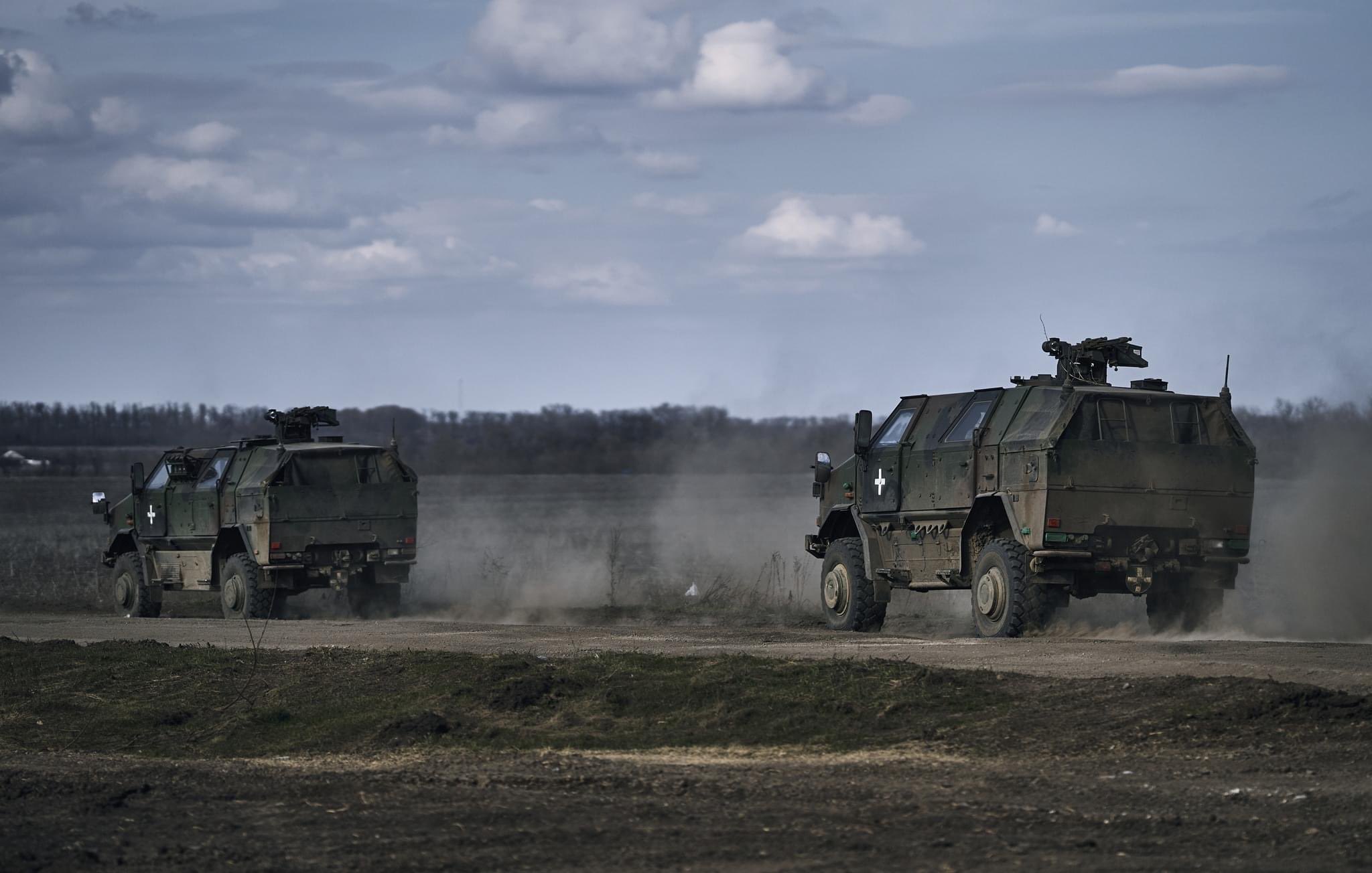 Німецькі бронемашини ATF Dingo в Україні, березень 2023 року.