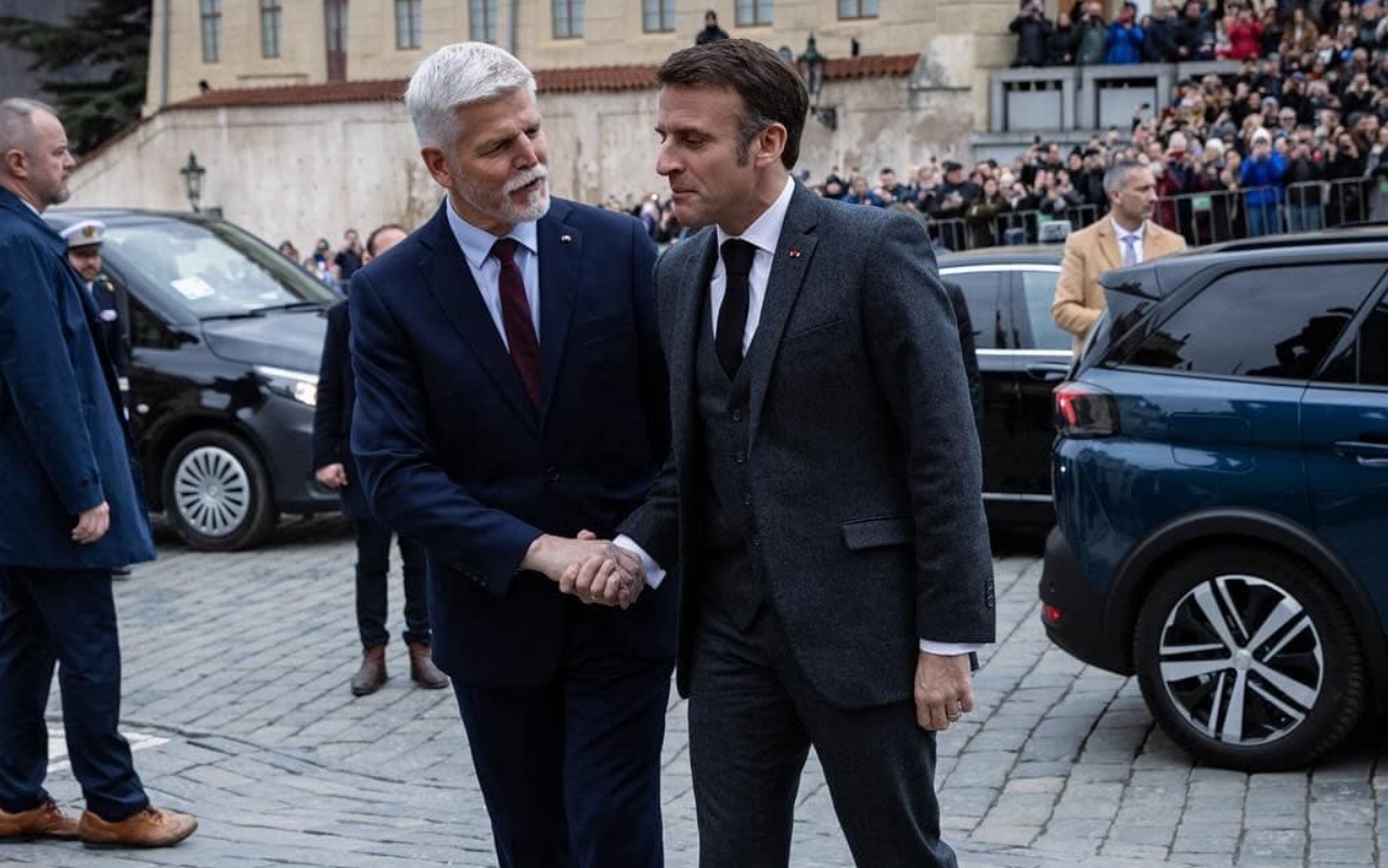 Петр Павел та Емманюел Макрон. Фото зі Facebook сторінки президента Чехії