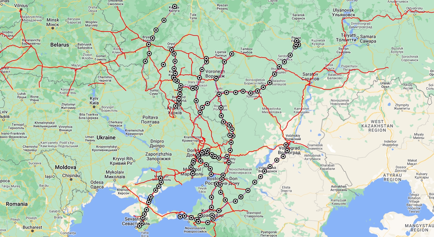 Російські залізничні підстанції