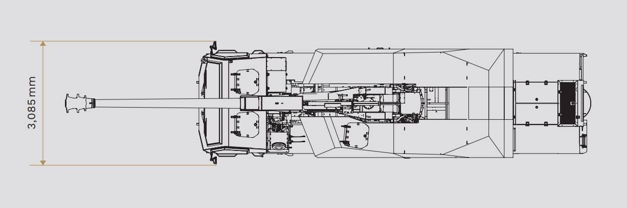Самохідна артилерійська установка DITA. 2021 рік. Малюнок: Excalibur Army