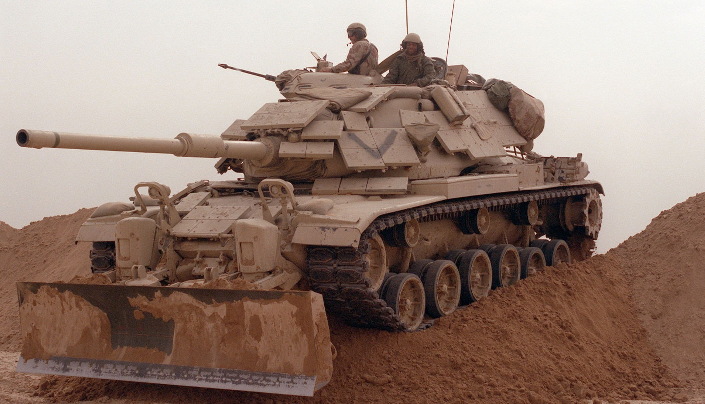 Танк M60A1 під час операції «Буря в пустелі»