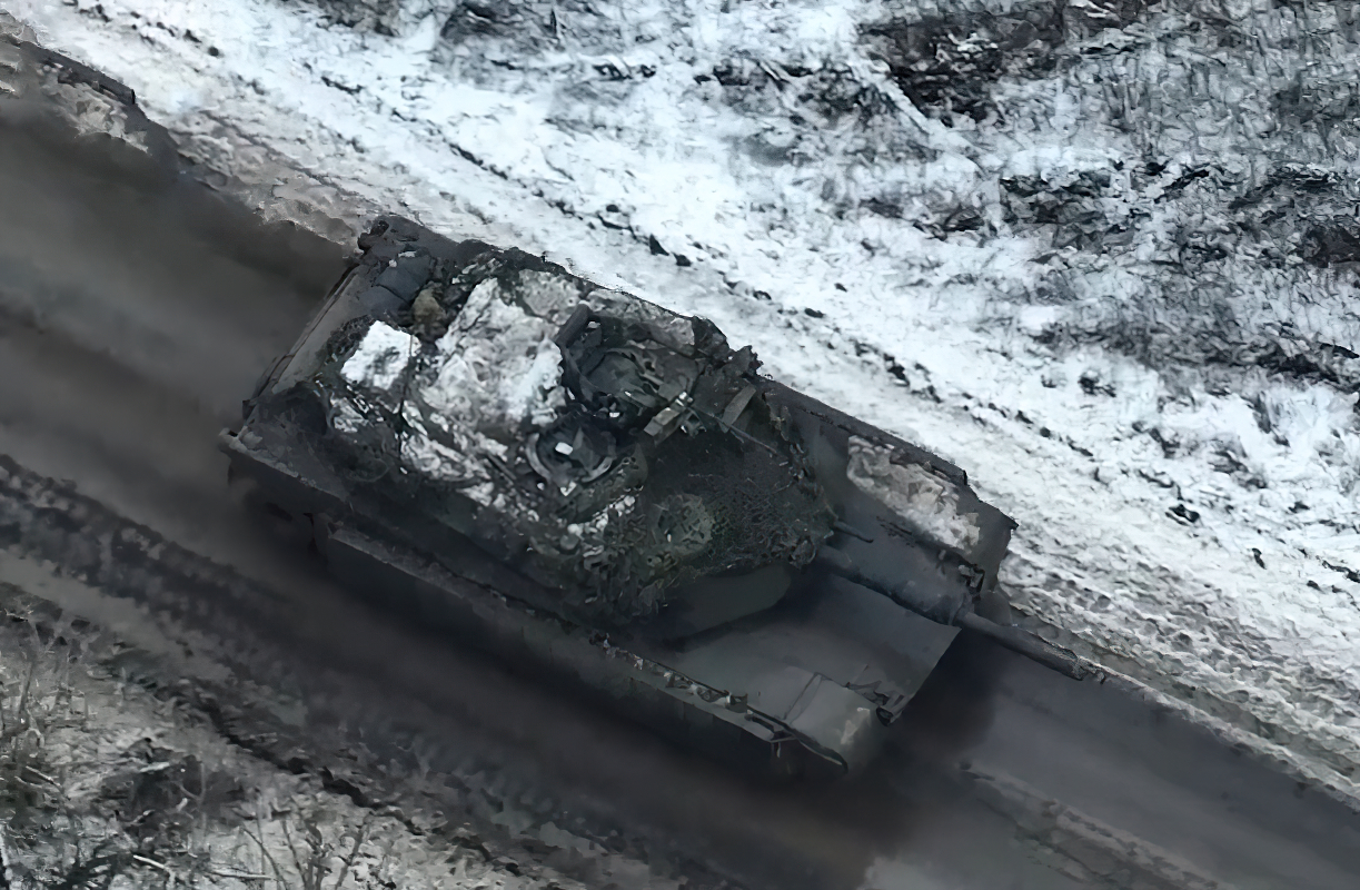 M1A1 SA Abrams українських військових на Донеччині. Năm 2024. Кадр з відео 47-ї бригади