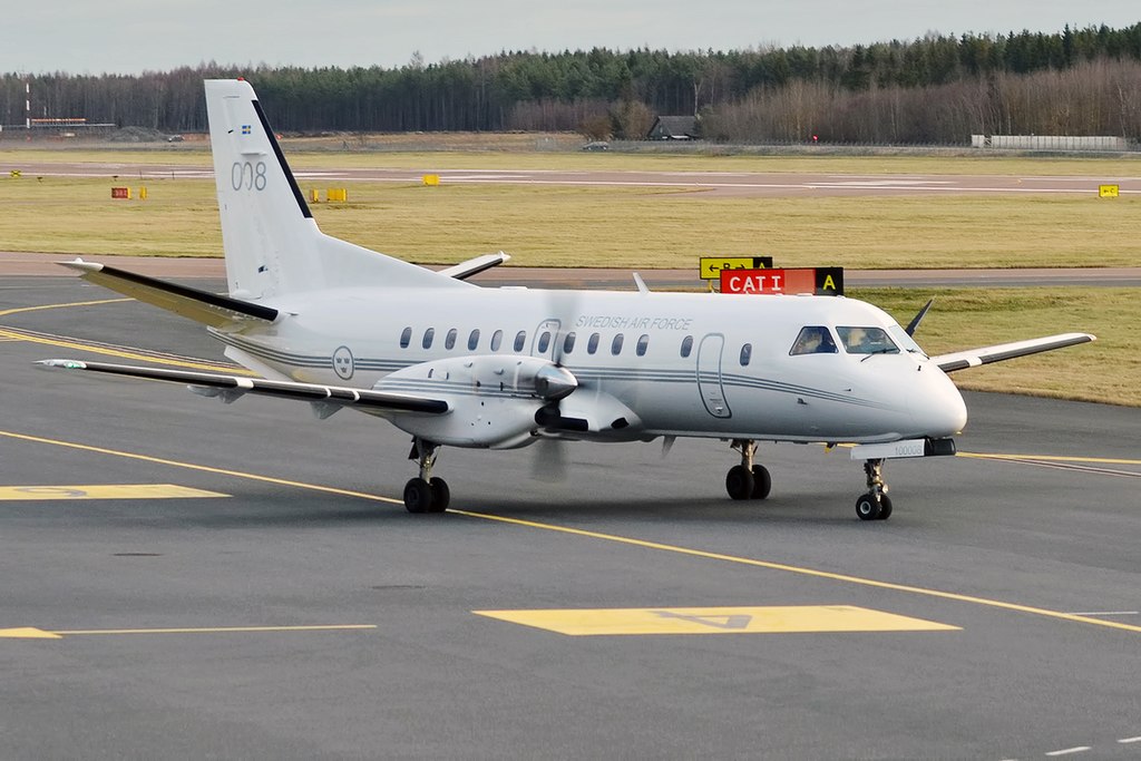 Saab 340B Повітряних сил Швеції.