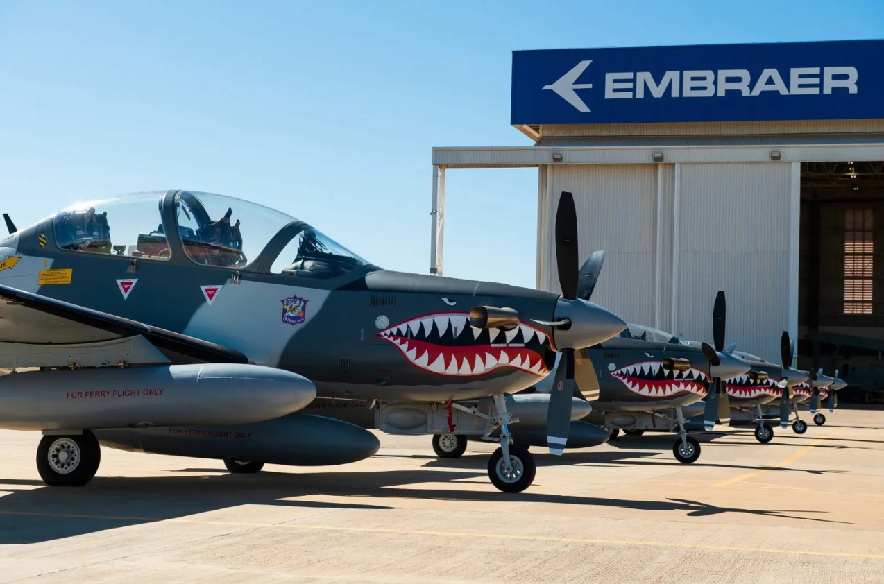 Літаки Super Tucano. Фото: Embraer