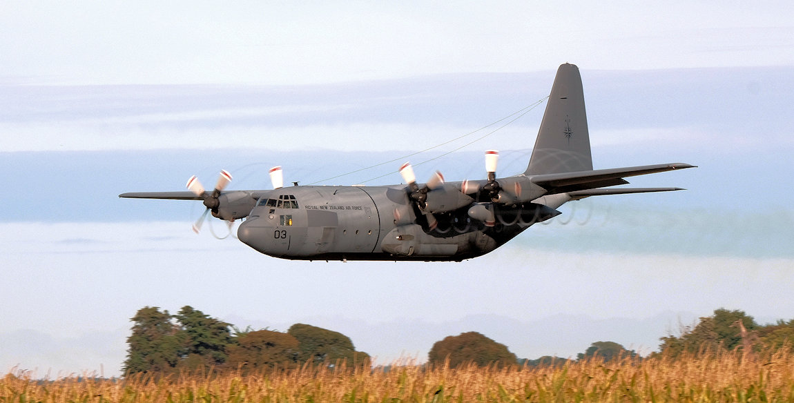 Літак C-130H Нової Зеландії. Фото: Andrew Hamblyn